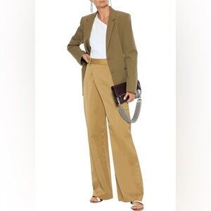 HELMUT LANG Resin Rider Blazer in Green Sage Sz. 2 NWOT